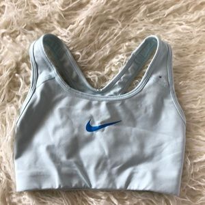 Baby Blue Nike Sports Bra